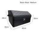 PU leather car trunk storage box Top grade storage Organizer Box Storage Bag Folding Car trunk tool glove box For sedan SUV mpv JadeMoghul Inc. 