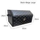 PU leather car trunk storage box Top grade storage Organizer Box Storage Bag Folding Car trunk tool glove box For sedan SUV mpv JadeMoghul Inc. 