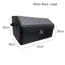 PU leather car trunk storage box Top grade storage Organizer Box Storage Bag Folding Car trunk tool glove box For sedan SUV mpv JadeMoghul Inc. 