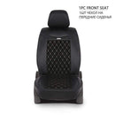 PU leather universal car seat cover artificial suede diamond pattern FIt for most cars high-end luxury car interiors JadeMoghul Inc. 