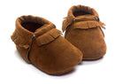 PU Suede Leather Newborn Baby Boy Girl Baby Moccasins Soft Moccs Shoes Bebe Fringe Soft Soled Non-slip Footwear Crib Shoes-A-3-JadeMoghul Inc.