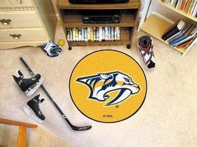 Puck Mat Cheap Rugs For Sale NHL Nashville Predators Puck Ball Mat 27" diameter FANMATS