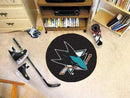 Puck Mat Cheap Rugs For Sale NHL San Jose Sharks Puck Ball Mat 27" diameter FANMATS