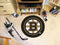 Puck Mat Round Rug in Living Room NHL Boston Bruins Puck Ball Mat 27" diameter FANMATS