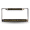 License Plate Frames Purdue Black Laser Chrome Frame