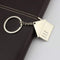 Pure gold key chain golden keychains keyrings women handbag charms pendant metal key finder luxury man car key rings accessory AExp