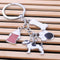 Pure gold key chain golden keychains keyrings women handbag charms pendant metal key finder luxury man car key rings accessory-dr562-JadeMoghul Inc.