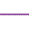 PURPLE MINI POLKA DOTS SCALLOPED-Learning Materials-JadeMoghul Inc.