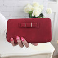 Purse wallet female famous brand card holders cellphone pocket gifts for women money bag clutch-Red-JadeMoghul Inc.