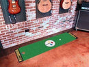 Putting Green Mat Cheap Runner Rugs NFL Pittsburgh Steelers Putting Green Runner 18"x72" Golf Accessories FANMATS