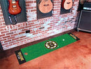 Putting Green Mat Rugs NHL Boston Bruins Putting Green Mat 18"x72" Golf Accessories FANMATS