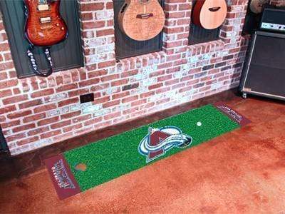 Putting Green Mat Rugs NHL Colorado Avalanche Putting Green Mat 18"x72" Golf Accessories FANMATS