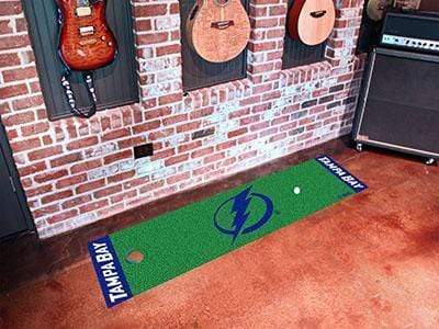 Putting Green Mat Rugs NHL Tampa Bay Lightning Putting Green Mat 18"x72" Golf Accessories FANMATS