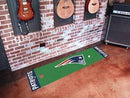 Putting Green Mat Runner Rugs NFL New England Patriots Putting Green Runner 18"x72" Golf Accessories FANMATS