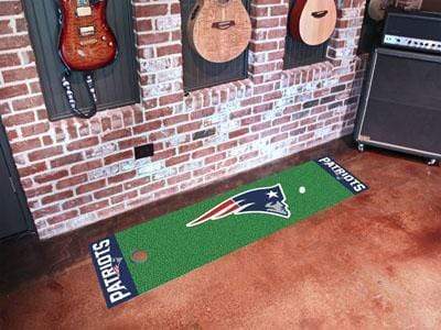 Putting Green Mat Runner Rugs NFL New England Patriots Putting Green Runner 18"x72" Golf Accessories FANMATS