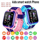 Q12 Children's Kids Phone Watch Smartwatch With Sim Card For Boys Girls Canera Waterproof IP67 Gift Smart Watch For Android IOS AExp