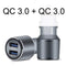 QC Quick Charge 3.0 Dual Car Charger Adapter Cigarette Lighter Auto Mobile Phone Charger for Xiaomi iPhone X 8 7 4 5 6 Samsung JadeMoghul Inc. 