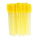 QSTY eyelash brush makeup brushes 50pcs individual disposable mascara applicator comb wand lash makeup brushes tools 6colors AExp