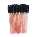 QSTY eyelash brush makeup brushes 50pcs individual disposable mascara applicator comb wand lash makeup brushes tools 6colors AExp