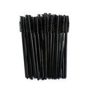 QSTY eyelash brush makeup brushes 50pcs individual disposable mascara applicator comb wand lash makeup brushes tools 6colors AExp