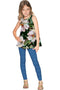 Queen of Flowers Emily Sleeveless Dressy Top - Mommy & Me-Queen of Flowers-18M/2-Green/White-JadeMoghul Inc.