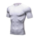 Quick Dry Workout Running Shirt Compression Fitness Tops Breathable Gym T-shirts Clothing Rashguard Male Sport Shirts Men JadeMoghul Inc. 