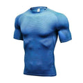 Quick Dry Workout Running Shirt Compression Fitness Tops Breathable Gym T-shirts Clothing Rashguard Male Sport Shirts Men JadeMoghul Inc. 