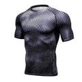 Quick Dry Workout Running Shirt Compression Fitness Tops Breathable Gym T-shirts Clothing Rashguard Male Sport Shirts Men JadeMoghul Inc. 