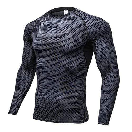 Quick Dry Workout Running Shirt Compression Fitness Tops Breathable Gym T-shirts Clothing Rashguard Male Sport Shirts Men JadeMoghul Inc. 