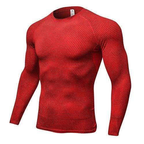 Quick Dry Workout Running Shirt Compression Fitness Tops Breathable Gym T-shirts Clothing Rashguard Male Sport Shirts Men JadeMoghul Inc. 