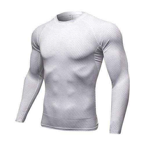 Quick Dry Workout Running Shirt Compression Fitness Tops Breathable Gym T-shirts Clothing Rashguard Male Sport Shirts Men JadeMoghul Inc. 