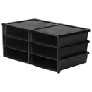 QUICK STACK ORGANIZER BLACK-Supplies-JadeMoghul Inc.