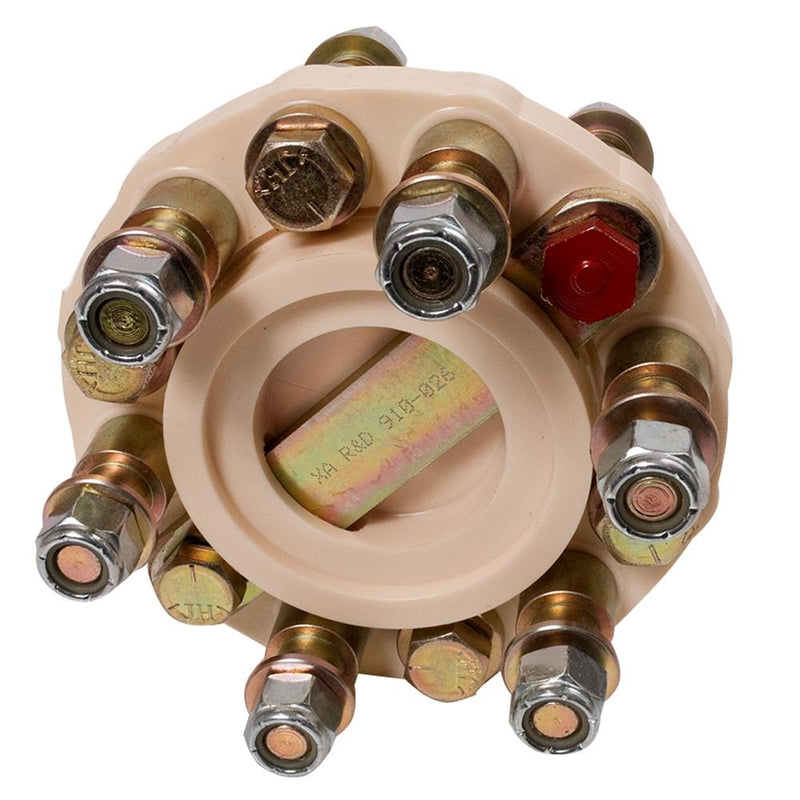 R & D Flexible Shaft Coupling f-6" Twin Disc - 28HP-100RPM Capacity [910-026]-Shaft Couplers-JadeMoghul Inc.