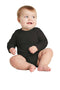 Rabbit Skinsnfant Long Sleeve Baby Rib Bodysuit. RS4411-Infant & Toddler-Black-18M-JadeMoghul Inc.