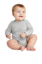 Rabbit Skinsnfant Long Sleeve Baby Rib Bodysuit. RS4411-Infant & Toddler-Heather-18M-JadeMoghul Inc.
