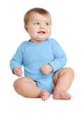 Rabbit Skinsnfant Long Sleeve Baby Rib Bodysuit. RS4411-Infant & Toddler-Light Blue-18M-JadeMoghul Inc.