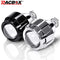 RACBOX 2Pcs 2.5 Inch Universal Bi xenon HID Projector Lens Silver Black Shroud H1 Xenon LED Bulb H4 H7 Motorcycle Car Headlight JadeMoghul Inc. 