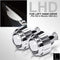 RACBOX 2Pcs 2.5 Inch Universal Bi xenon HID Projector Lens Silver Black Shroud H1 Xenon LED Bulb H4 H7 Motorcycle Car Headlight JadeMoghul Inc. 