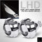 RACBOX 2Pcs 2.5 Inch Universal Bi xenon HID Projector Lens Silver Black Shroud H1 Xenon LED Bulb H4 H7 Motorcycle Car Headlight JadeMoghul Inc. 