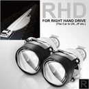 RACBOX 2Pcs 2.5 Inch Universal Bi xenon HID Projector Lens Silver Black Shroud H1 Xenon LED Bulb H4 H7 Motorcycle Car Headlight JadeMoghul Inc. 