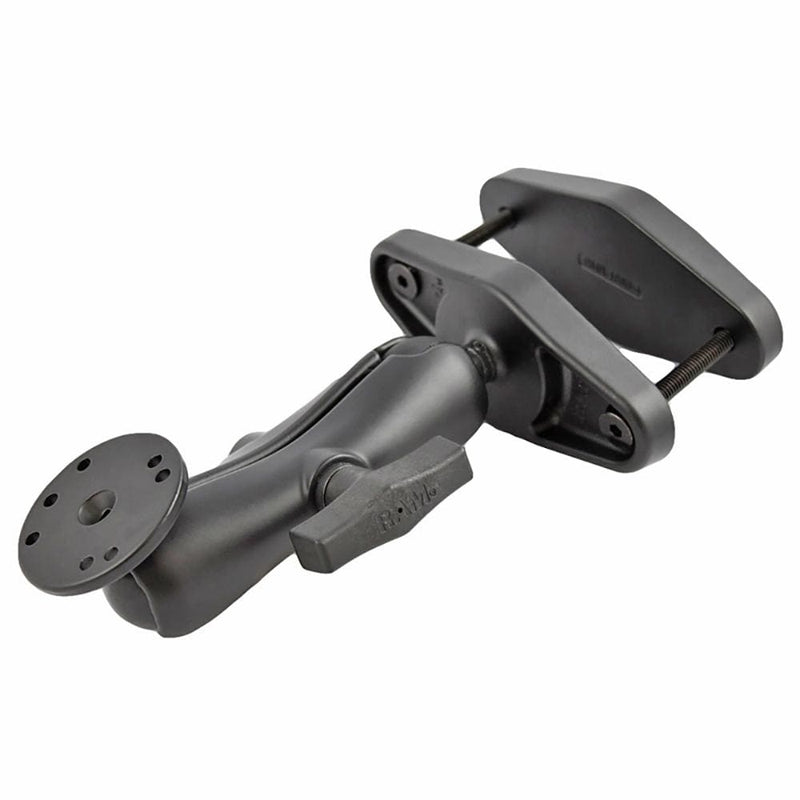 Rail/Handle Bar Mounts RAM Mount Square Post Clamp f/Posts Up to 4" Wide w/Arm [RAM-101U-247-4] RAM Mounting Systems