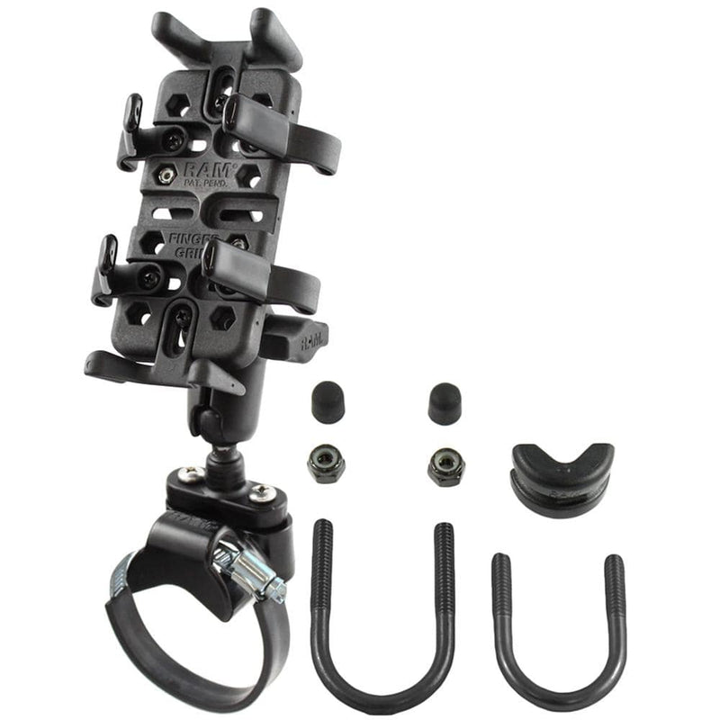 Rail/Handle Bar Mounts RAM Mount Universal Finger Grip Holder ATV/UTV Strap Mount [RAM-B-149Z-2-UN4] RAM Mounting Systems