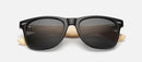 Ralferty Retro Wood Sunglasses Men Bamboo Sunglass Women Brand Design Sport Goggles Gold Mirror Sun Glasses Shades lunette oculo-Matt black-JadeMoghul Inc.