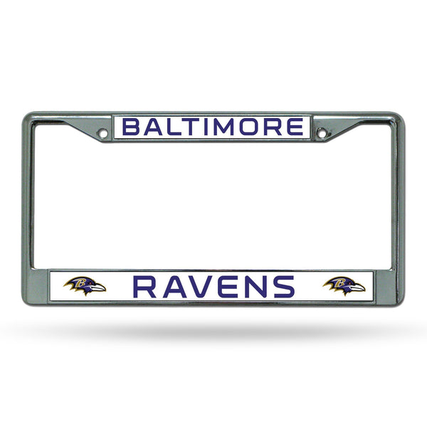 Cool License Plate Frames Ravens Chrome Frame