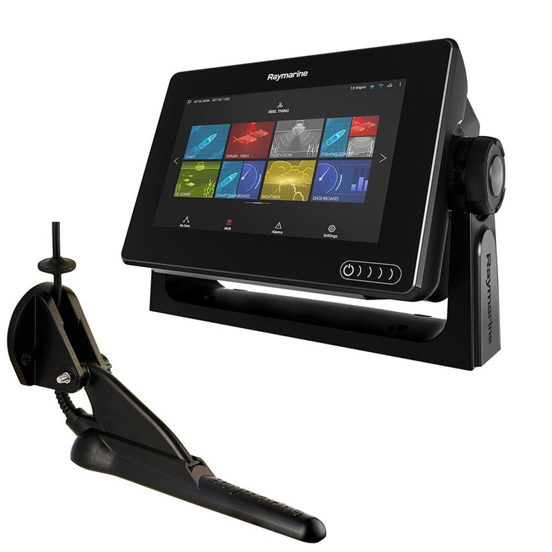 Raymarine Axiom 7 DV - 7" DV Combo w-CPT-100DVS Transducer [E70364-02]-GPS - Fishfinder Combos-JadeMoghul Inc.