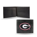 Leather Wallets For Women Univ. Of Georgia Embroidery Billfold
