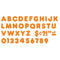 READY LETTERS 4 INCH CASUAL ORANGE-Learning Materials-JadeMoghul Inc.