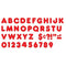 READY LETTERS 4 INCH CASUAL RED-Learning Materials-JadeMoghul Inc.