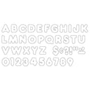 READY LETTERS 4 INCH CASUAL WHITE-Learning Materials-JadeMoghul Inc.