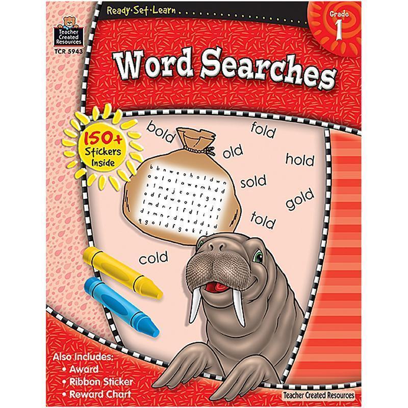 READY SET LEARN WORD SEARCHES GR 1-Learning Materials-JadeMoghul Inc.